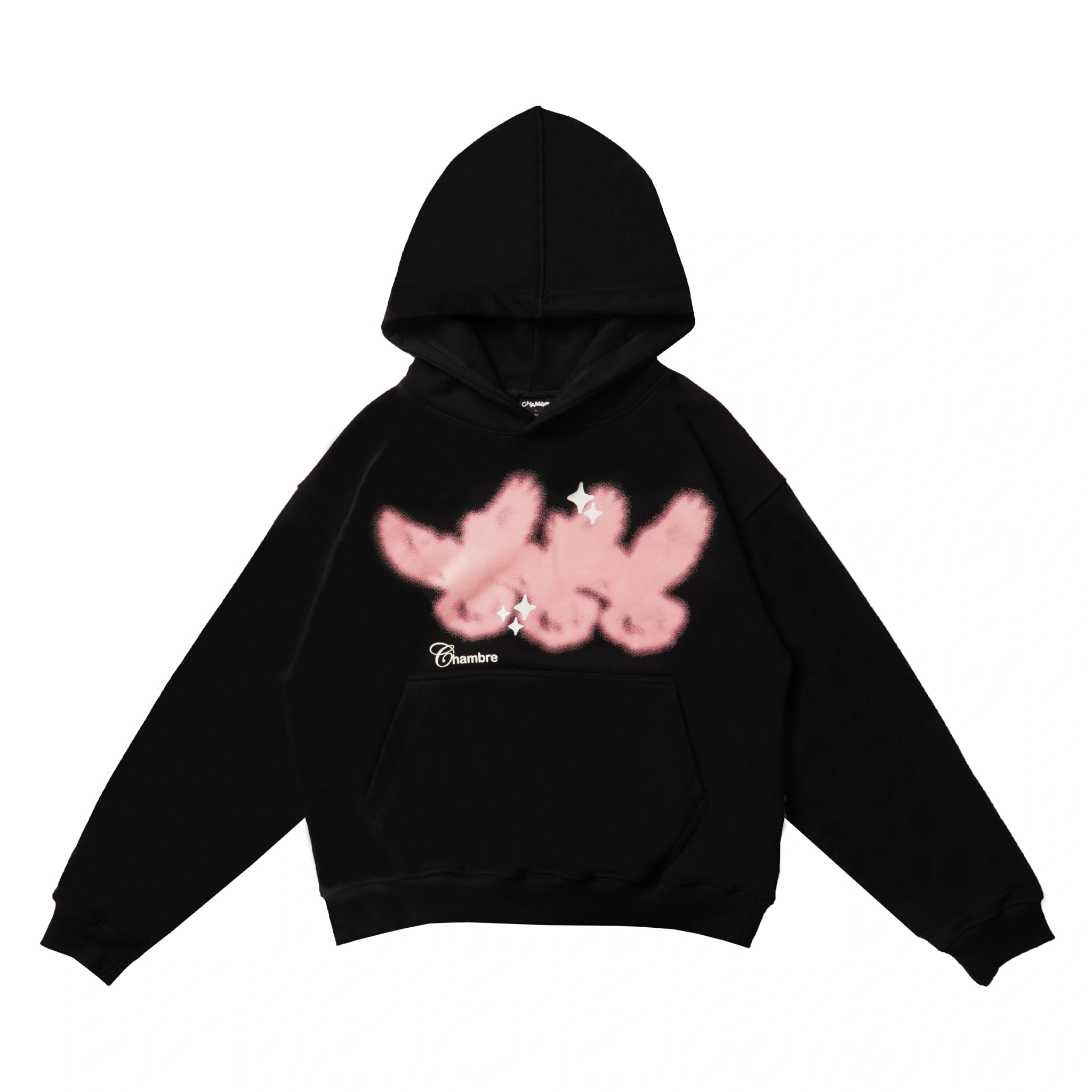 Boxy Hoodie Chambredelavain - Need Love Black