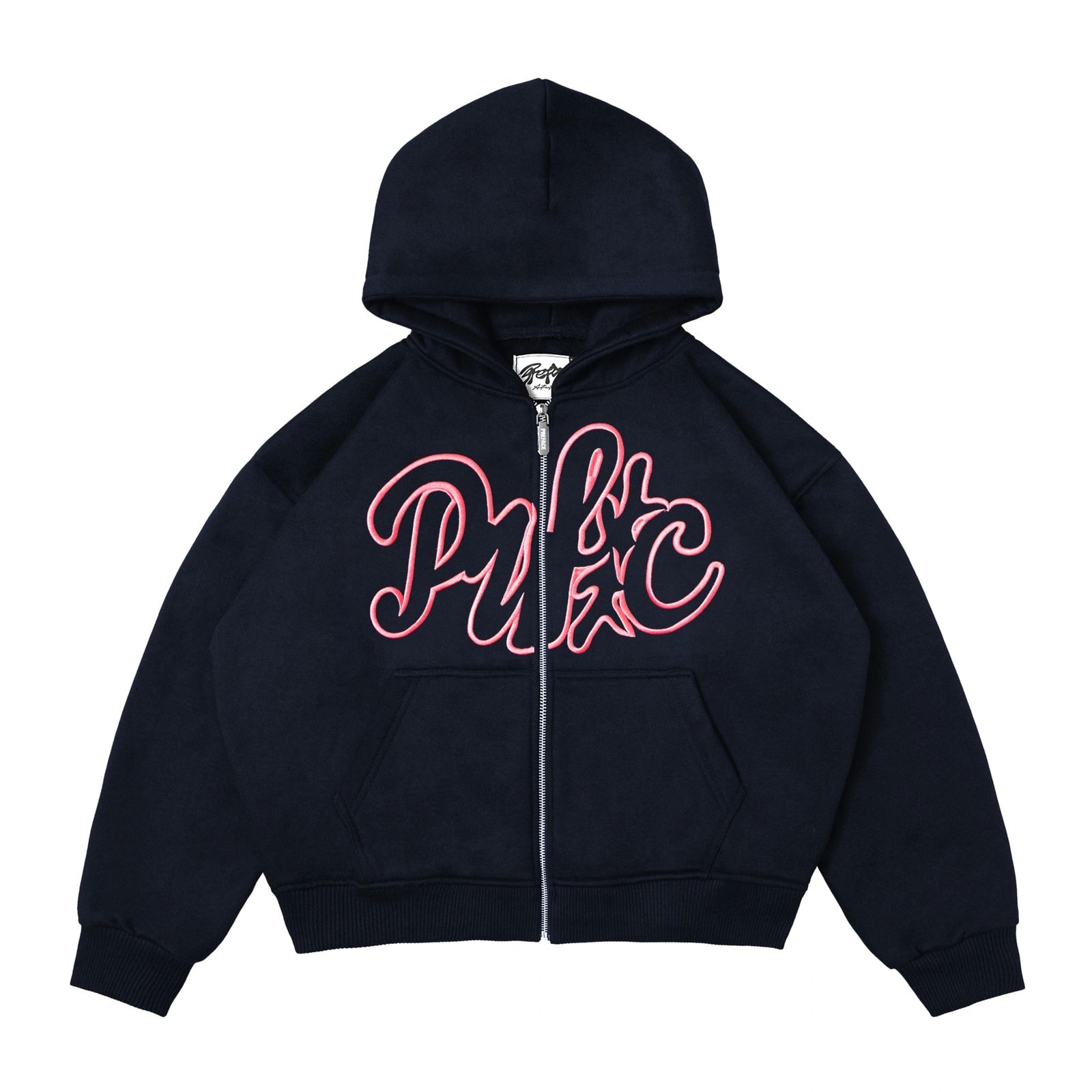 PREFACE CURSIVE LINED BASIC NAVY