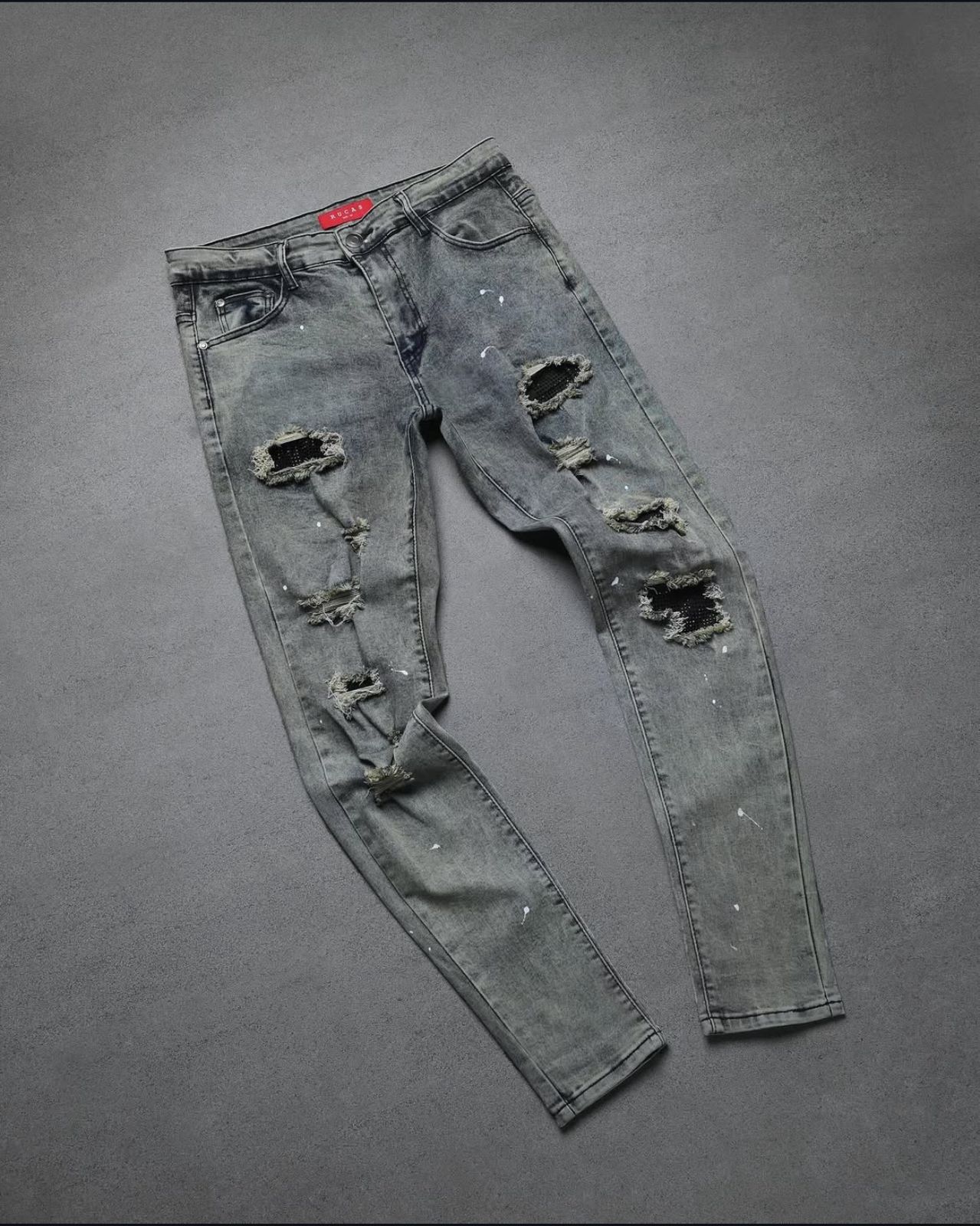 RUCAS WASHED CRYSTAL JEANS