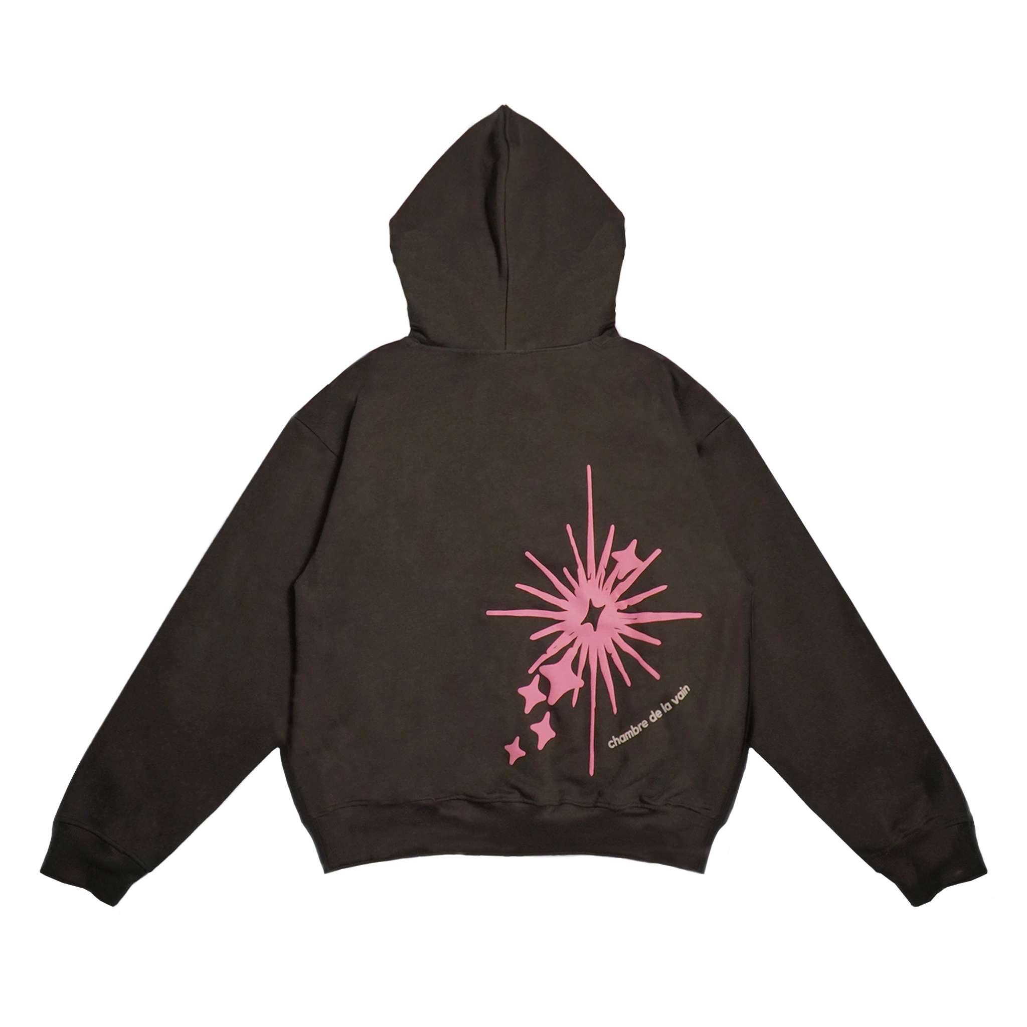 Boxy Hoodie Chambredelavain - Bed Star Dark Brown