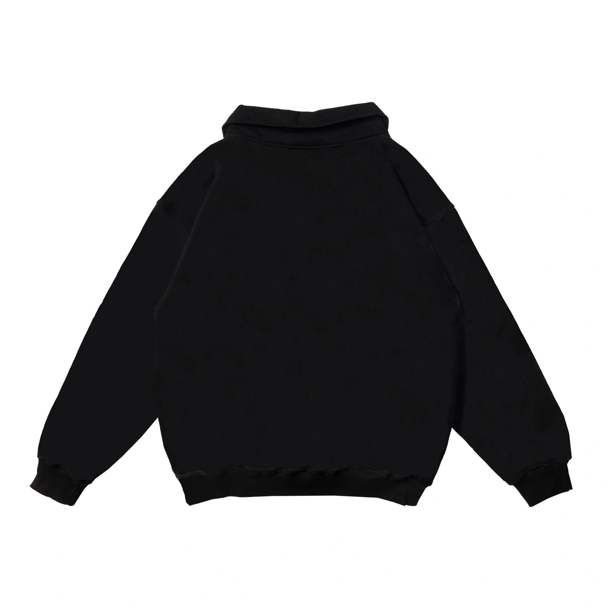 HALF ZIPPER CHMB - BLACK